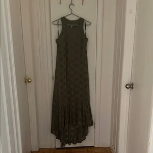 Luxology Olive High Low Dress